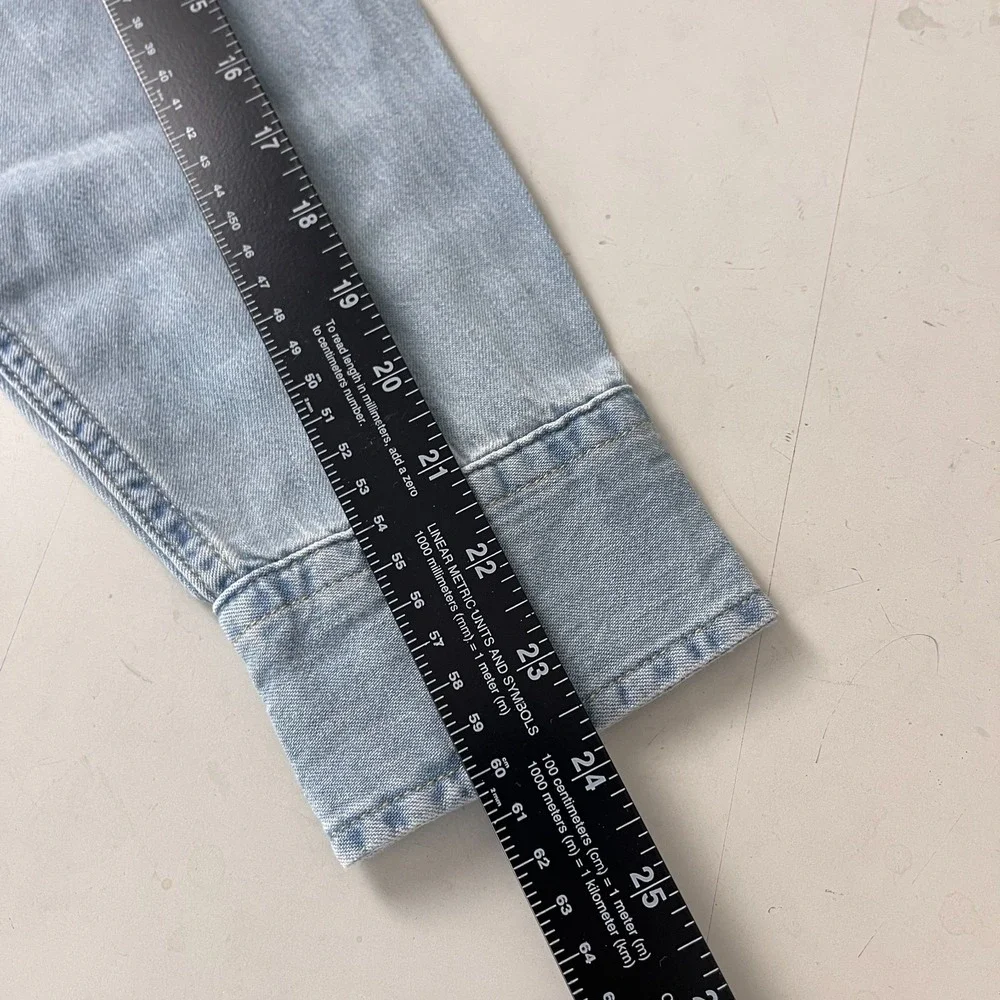 Levis Shirt Mens Small Blue Denim The Western Pearl Snap Yoke Cowboy Ranch Rodeo